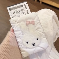 C & K thỏ Miffy dễ thương bao đựng hộ chiếu da PU đa chức năng Ví du lịch
