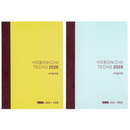 Hobonichi Techo 2026 Cousin Avec [A5/1หน้าต่อวัน (ครึ่งแรกและสอง)/January / Monday Start] [A6/1หน้าต