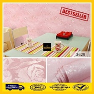 Pink Embossed Wall Wallpaper 3D Wall Sticker 3D Pink Embossed Wallpaper