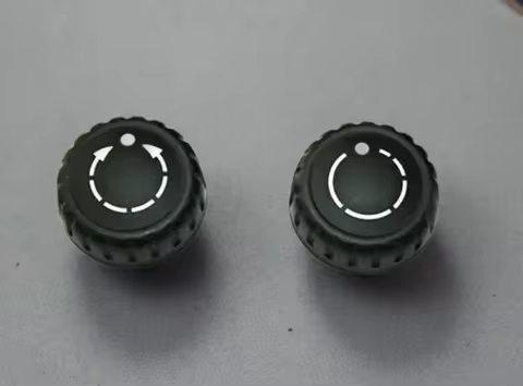 Radio Knob Set for Porsche Cayenne 955 / 957 | Replaces #95564295100 & 95564295200-- Sturdy Accessor