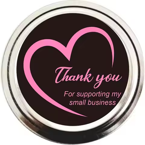 60pcs Thank You for Supporting My Small Business Stickers Seal Label 2 inch thank You Sticker Busine