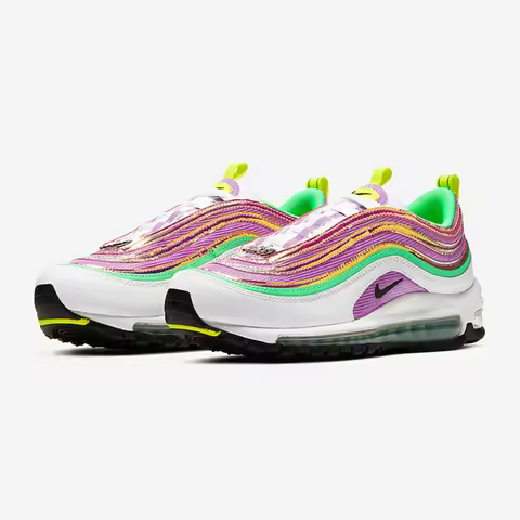 Nike Genuine Season MAX97 Candy Shine Women's Air Cushion Running Shoes CW5591-100