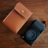 Ricoh GR3/GR3x Camera case Vegetable tanned leather, Camera pouch