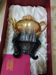 金門名瓷 金門宏玻陶瓷廠 24K 茶壺     瓷杯1