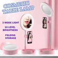 fone holder phone stand handphone stand G3 Selfie Desk Lamp With Mirror Live Make up Phone Holder Mu