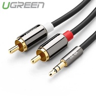 3.5MM AUDIO CABLE TO 2 RCA HEADS 1.5M U.G.R.E.E.N UG 10583