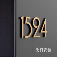Creative Unique Number Plate Number House Number Customized Home Hotel Hotel Apartment Room Number L