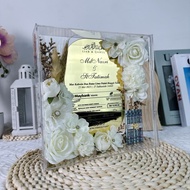 Gubahan Frame 3D Mas Kahwin Mahar- PLAT Hantaran Mas Kahwin Ijab Qabul
