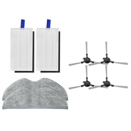 Compatible with Xiaomi E5/C108 Robot Vacuum Cleaner Side Brush/Mop Cloth/HEPA Filter Accessory