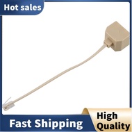 Telephone RJ11 Male Line to Double RJ11 Female Jack Filter Splitter Adapter