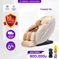 Ghế massage toàn thân tiêu chuẩn Nhật Bản Toshiko T22 - Sở hữu con lăn 4D massage di chuyển Tự động