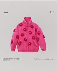 (Pre-order) The SRT X13 Monster Oversized Jacket (TJK231) - แจ็คเก็ตโอเวอร์ไซส์ คอตั้ง ซิปหน้า บุใยส