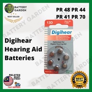 Original Made Germany Hearing Aid PR48 PR44 PR41 PR70 Batteries Deaf-aid Acousticon Cochlear Button 