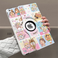 360 Rotating Crying Baby Tablet Protective Case Suitable for ipad10/11 Generation/Air765 Horizontal 