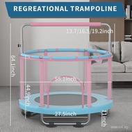 Source Factory Enclosed Trampoline Indoor Children's Trampoline Small Jumping Bed Home Use Protectiv
