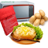 Purrple Microwave Oven Potato Cooker Bag Baked Potato Microwave Cooking Potato kitchen SG