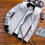 Jacket for Men with Zipper bomber jacket Casual Korean motorcycle jacket for men black jacket