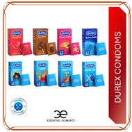 [DISCREET PACKAGING] DUREX condoms / chocolate/strawberry/love/together/close/comfort fit/pleasure m