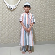 Boys' Suit Pakistani Striped Children'skoko 1-12 Years Boys'koko with cute motifs K3Q0 contemporary 