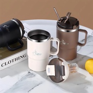 Heefn Tumbler 600mL Coffee Cup – Hot and Cold Tumbler – 600mL Stainless Steel Tumbler with bonus fol