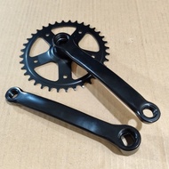 BB bmx crank box 36T black iron