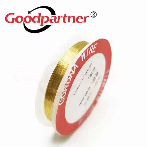 1X Goodpartner Printer Copier Parts 0.06mm Golden CORONA WIRE Electrode Tungsten Wire for Kyocera Sa