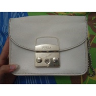 Furla bag preloved furla metropolis white bag