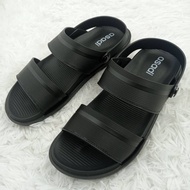 SFS Asadi 80378 Kasut Getah Sandal Lelaki Men Rubber Sandal Shoes Adjustable Strap Black Color Size 
