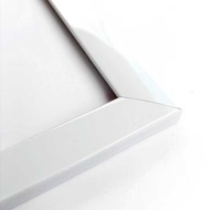 Minimalist White Photo Frame 20x20 Modern Aesthetic Glass Photo Display Frame/ - ELaimaru