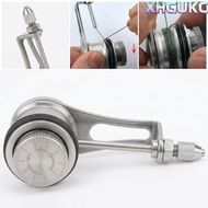 XHGUKC Fishing Knotting Tool, 7.5*3.1cm Adjustable Fishing Knot Tying Tool, Portable Aluminum FG GT 