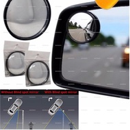 Blind Spot Slim Round Mirror Mirror Additional Car Motorcycle Blinspot