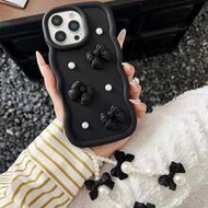 The Latest 2025 Big Wave Macaron Phone Case With Wrist Strap, Cute Heart Shape Grip, Military Grade 