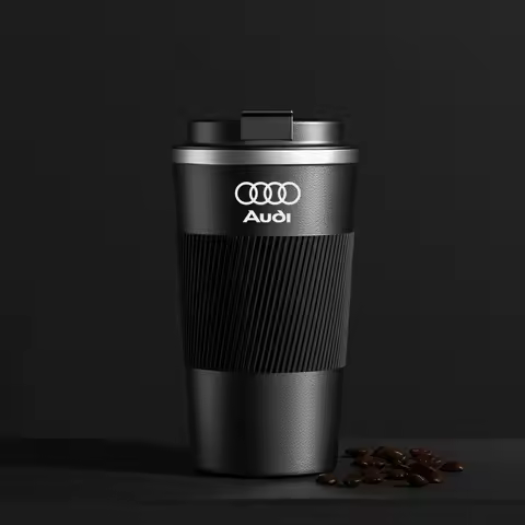 510ml Stainless Steel Vacuum Flask Coffee Mug Thermos For Audi A1 A3 8P A4 A5 A6 C7 A7 S3 S7 S8 R8 Q
