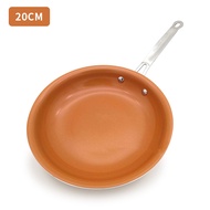 Konco Non-stick Copper Frying Pans & Skillets with Ceramic Coating Induction Cooking Oven Cooking Po