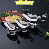WITAKEY Serving Boat 5 oz Stainless Steel 3 oz Metal Sauce Cups