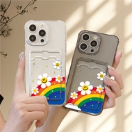 Silicone Material Case Making Rainbow Daisyt Flower Casing For Vivo Y28s Y28 Y37 Y18t Y100 Y300 Y02s