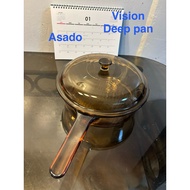 vision cookware deep pan (asado)