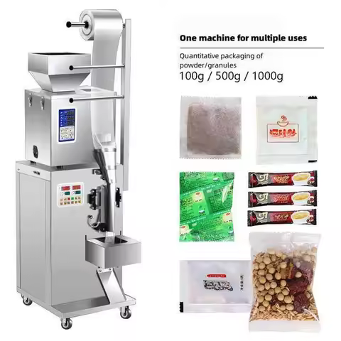 Multifunctional Fully Automatic 1g-50g-100g Sealing Machines for Nuts Peanuts Candy Popcorn Tea Bag 