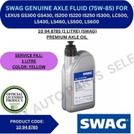 SWAG GENUINE AXLE GEAR OIL (1L) FOR LEXUS GS300 GS430, IS200 IS220 IS250 IS300, LC500, LS430, LS460,