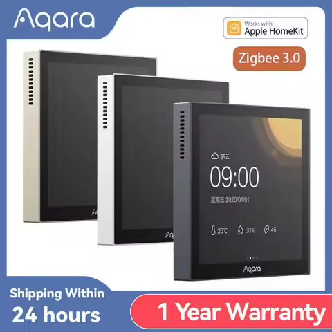Original Aqara Smart Scene Panel Switch S1 Zigbee 3.0 IPS Color Touch Screen Smart Home Siri Voice C