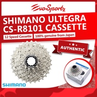Shimano Ultegra CS-R8101 Cassette | Genuine Shimano 12 Speed Cassette Road Bike | Bicycle 12 Speed G