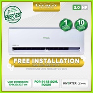 EVEREST~LG>3.0HP]w;Inverter@TD+Split Oy+kE+Re+QP+cn+Type Aircon/ with 1st 10ft. Installation/ Healt
