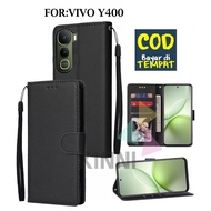 Vivo Y400 Wallet Case - Leather Wallet Case - Wallet Case Wallet Leather Flip Case
