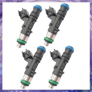 (Y W Z H)For  Fiesta 1.6L I4 2010-2013 Compatible 4pcs Car  Injector Nozzles 0280158284 AE8E-9F593- 