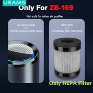 USAMS Purifier Filter For US-ZB169 Car Air Purifier H13 High-efficiency HEPA Filter