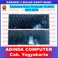 Asus Vivobook 14 A413 X413 E410 K413E K413EA K413EQ K413FA K413FQ M413 S413 S433 K413 Black Backligh