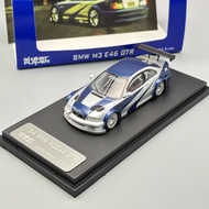 SW 1: 64 BMW E46 M3 GTR Premium Speed Ghost Player Alloy Car Model
