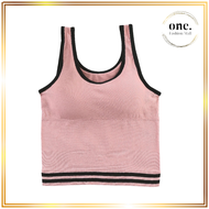 Onefashionmall Tanktop Sport Bra BH Chips Pakaian Dalam Wanita Import High Quality Wanita Import BR0