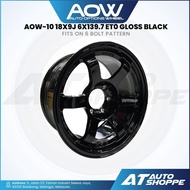 AOW Aow-10 18x9J 6x139.7 ET0 Gloss Black 4x4 Rims