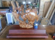 福杉樹瘤木雕(魚、珊瑚)-藝品-雕刻品-收藏品-木雕品